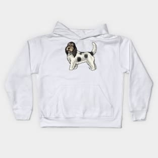 Dog - Grand Basset Griffon Vendeen - Black and Tan Kids Hoodie